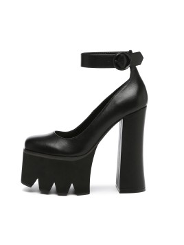 Giaro CHAR black pumps with...