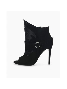 Badura EDYTA black suede...