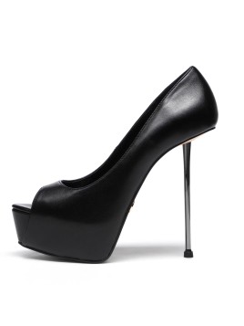 Giaro BELIZA black peep toe...