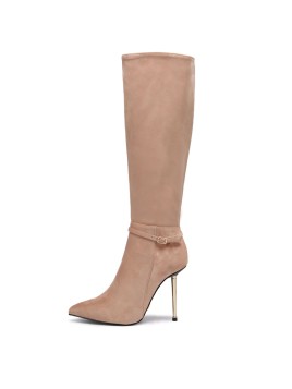 Giaro LEANDRA beżowe kozaki...