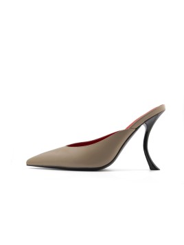 RebelQueen KEYSHA Nude Mules