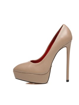 Giaro SCANT taupe high heel...